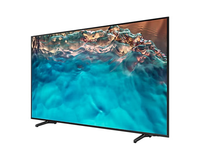 Samsung TV Maldives 75inch-BU8000, right side view